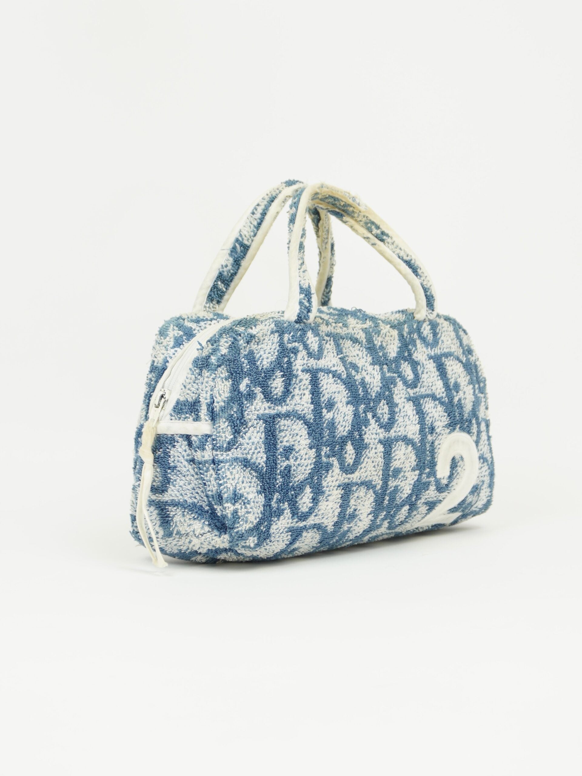 CHRISTIAN DIOR MONOGRAM TERRY CLOTH TOWEL BAG