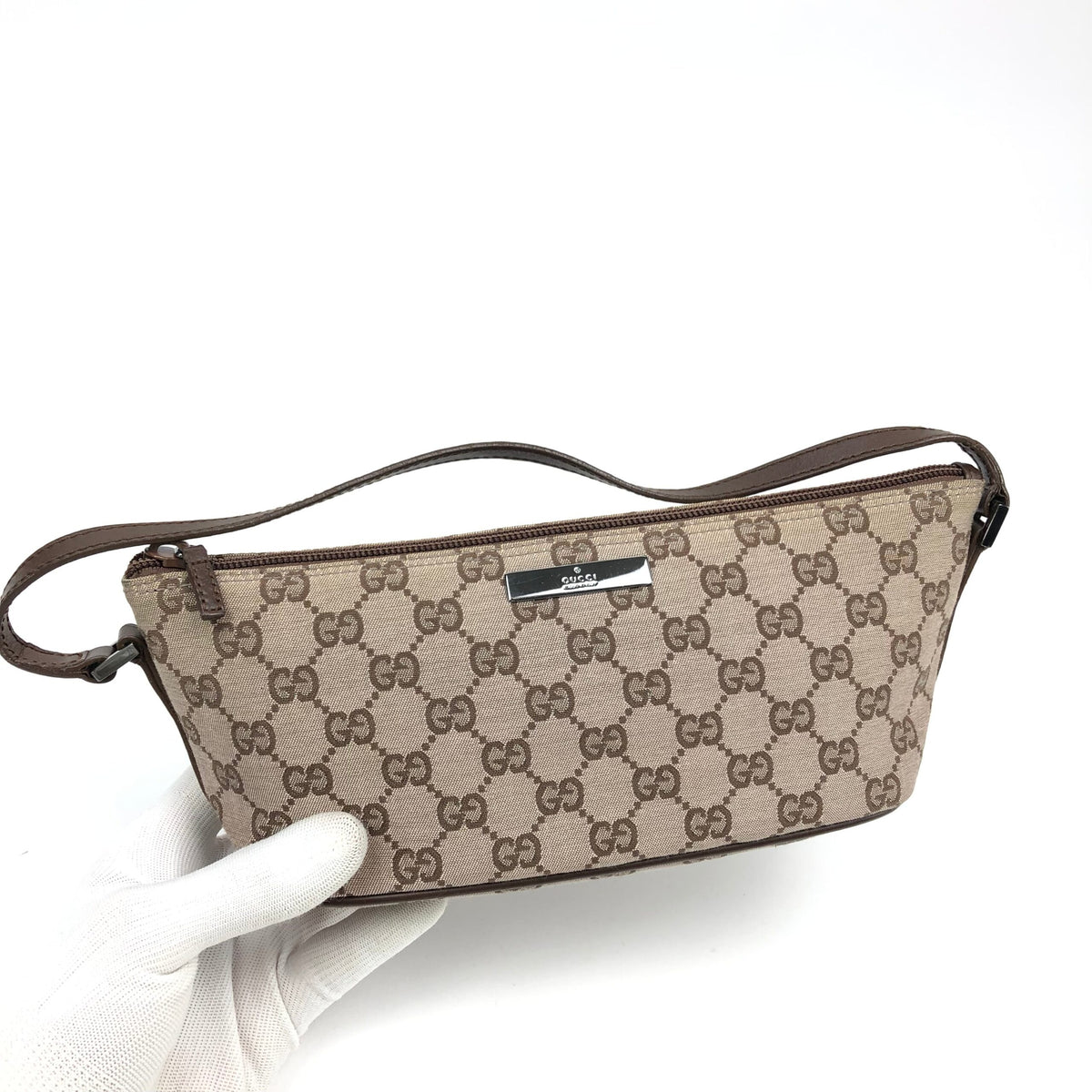 GUCCI MONOGRAM SHOULDER BAG