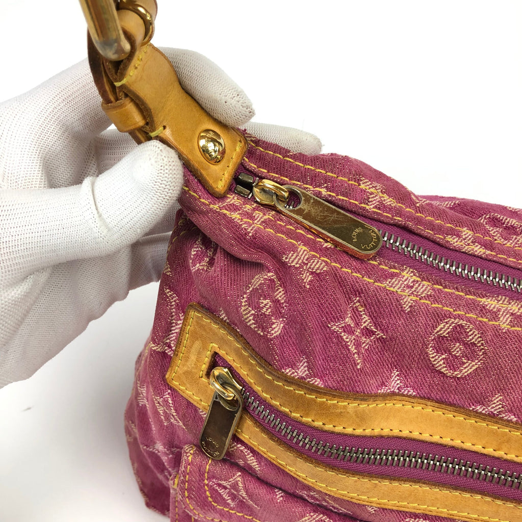 LOUIS VUITTON BAGGY PM DENIM SHOULDER BAG
