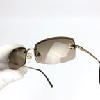 CHANEL RIMLESS SUNGLASSES