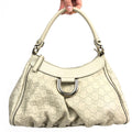 GUCCI ABBEY MONOGRAM LEATHER SHOULDER BAG