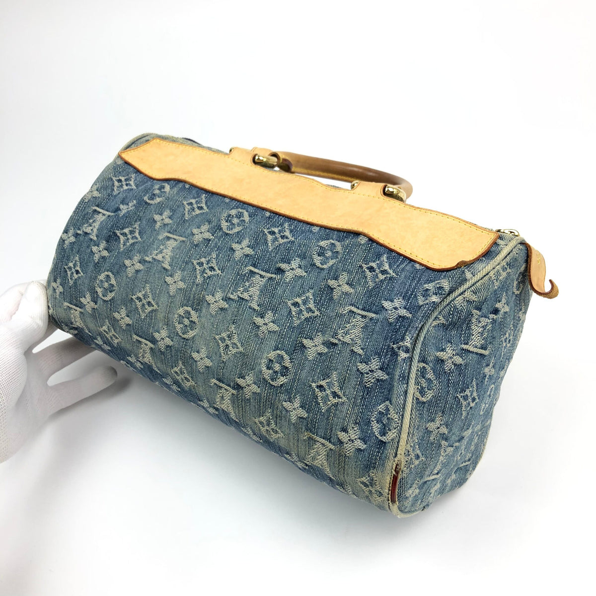 LOUIS VUITTON NEO SPEEDY DENIM BAG