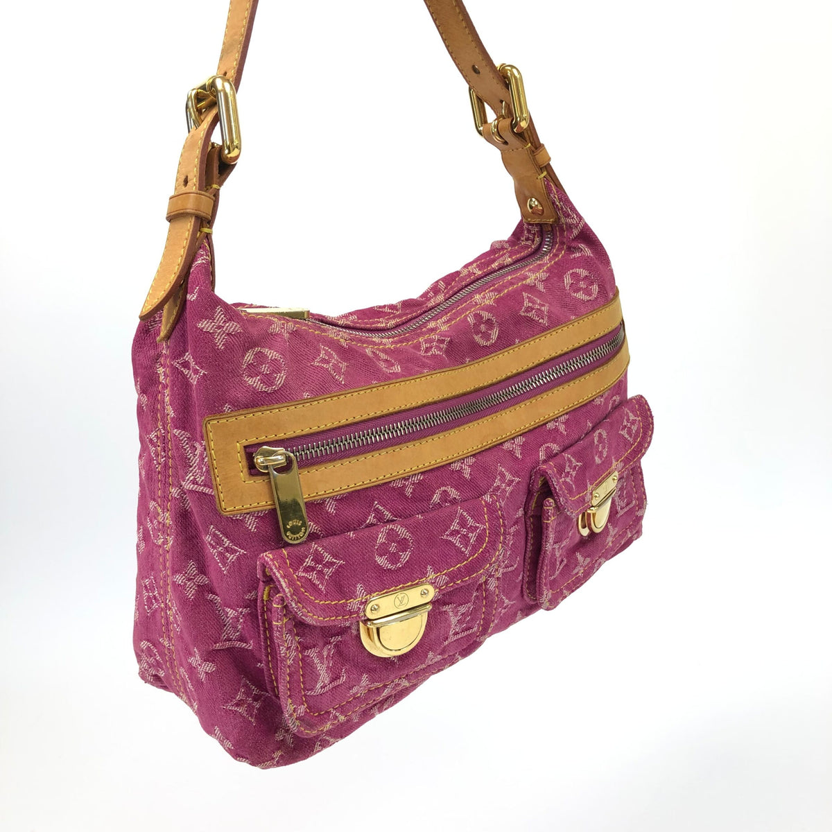 LOUIS VUITTON BAGGY PM DENIM SHOULDER BAG