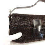 FENDI BEADED BAGUETTE SHOULDER BAG