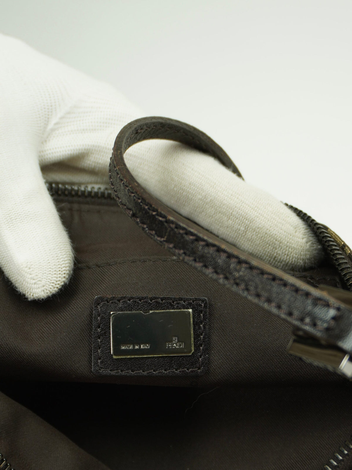 FENDI ZUCCA SHOULDER BAG