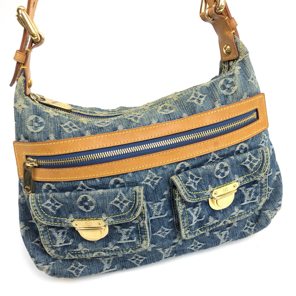 LOUIS VUITTON BAGGY PM DENIM SHOULDER BAG