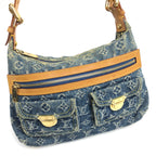 LOUIS VUITTON BAGGY PM DENIM SHOULDER BAG