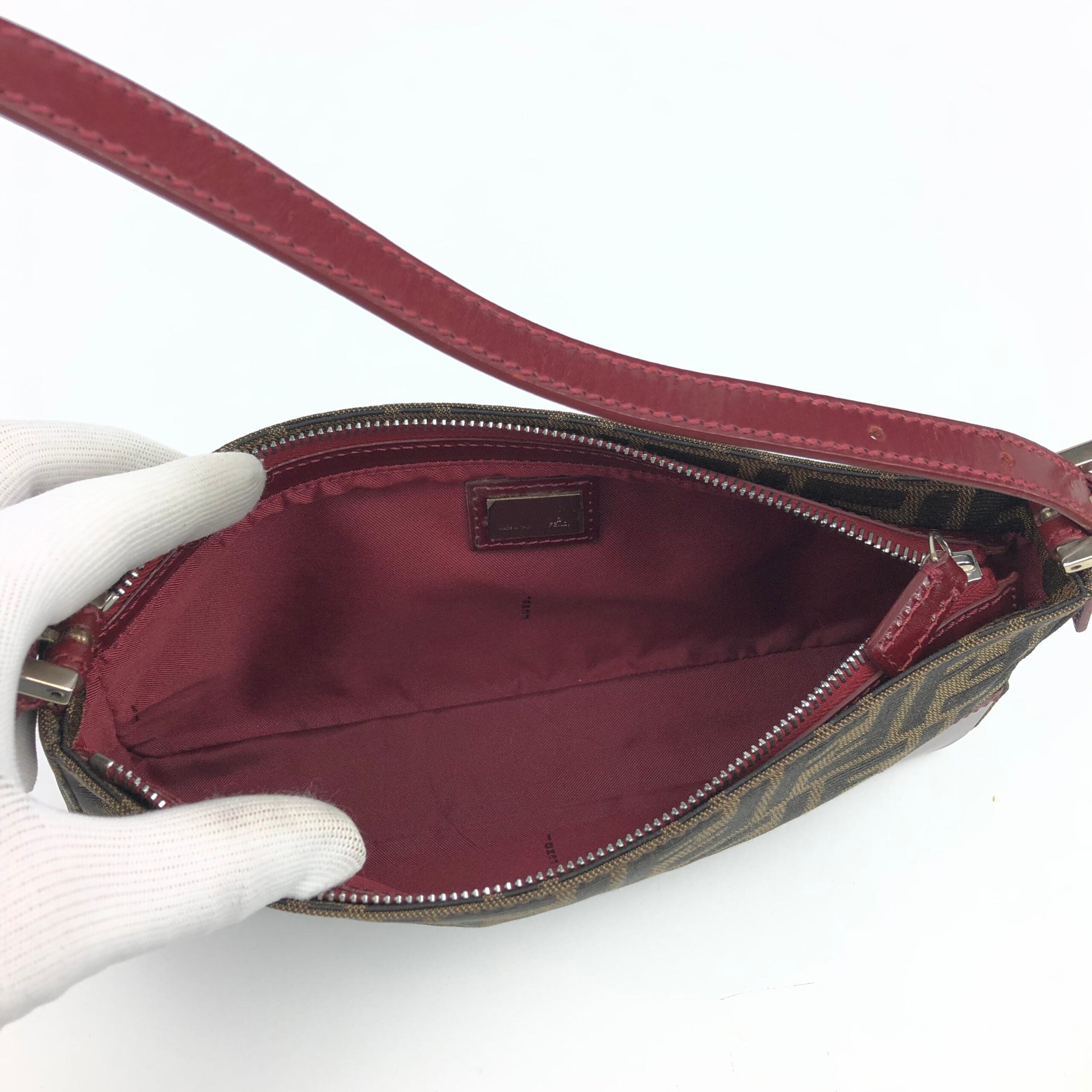 FENDI ZUCCA SHOULDER BAG