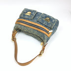 LOUIS VUITTON BAGGY PM DENIM SHOULDER BAG
