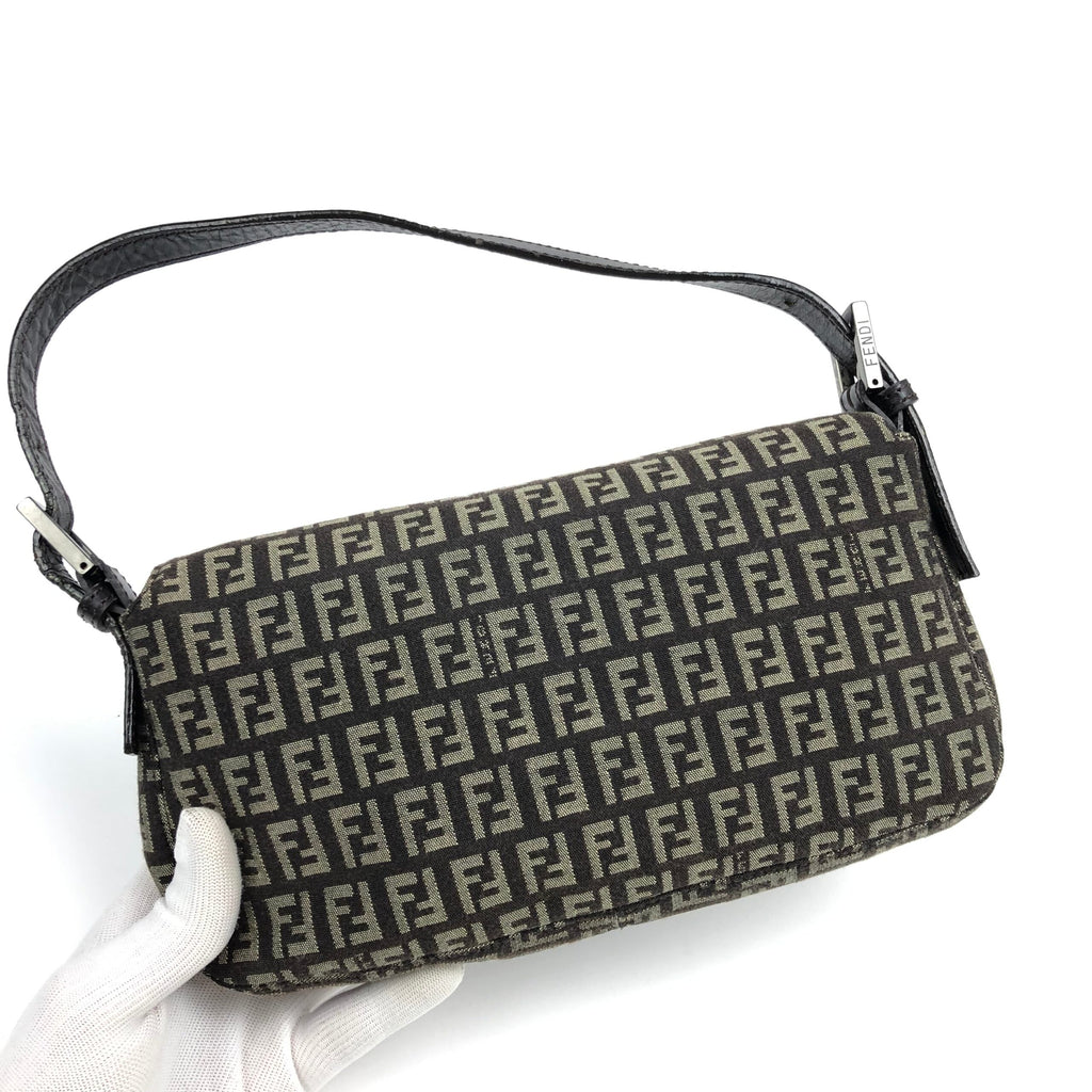 FENDI MONOGRAM BAGUETTE SHOULDER BAG