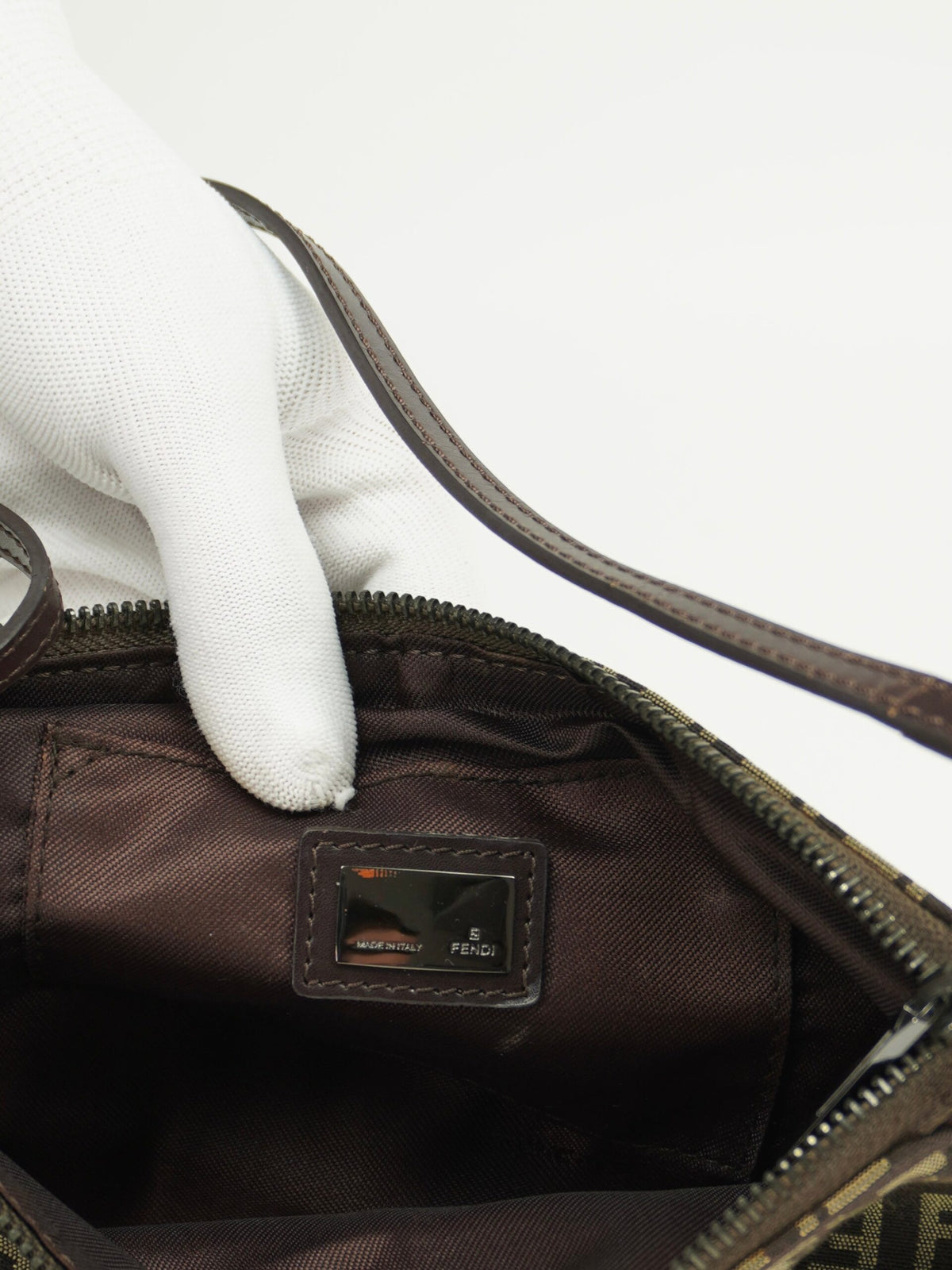 FENDI ZUCCA SHOULDER BAG