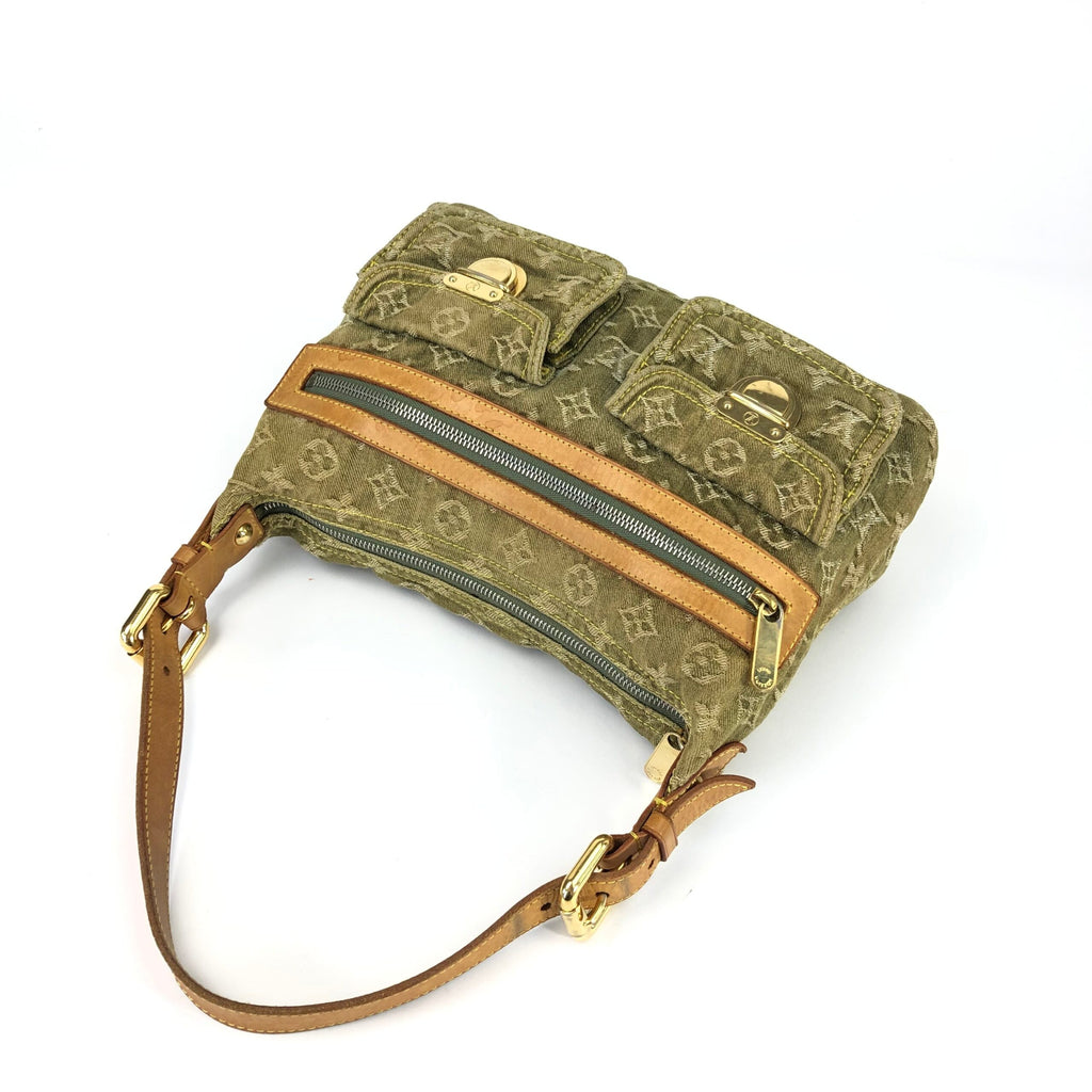 LOUIS VUITTON BAGGY PM DENIM SHOULDER BAG