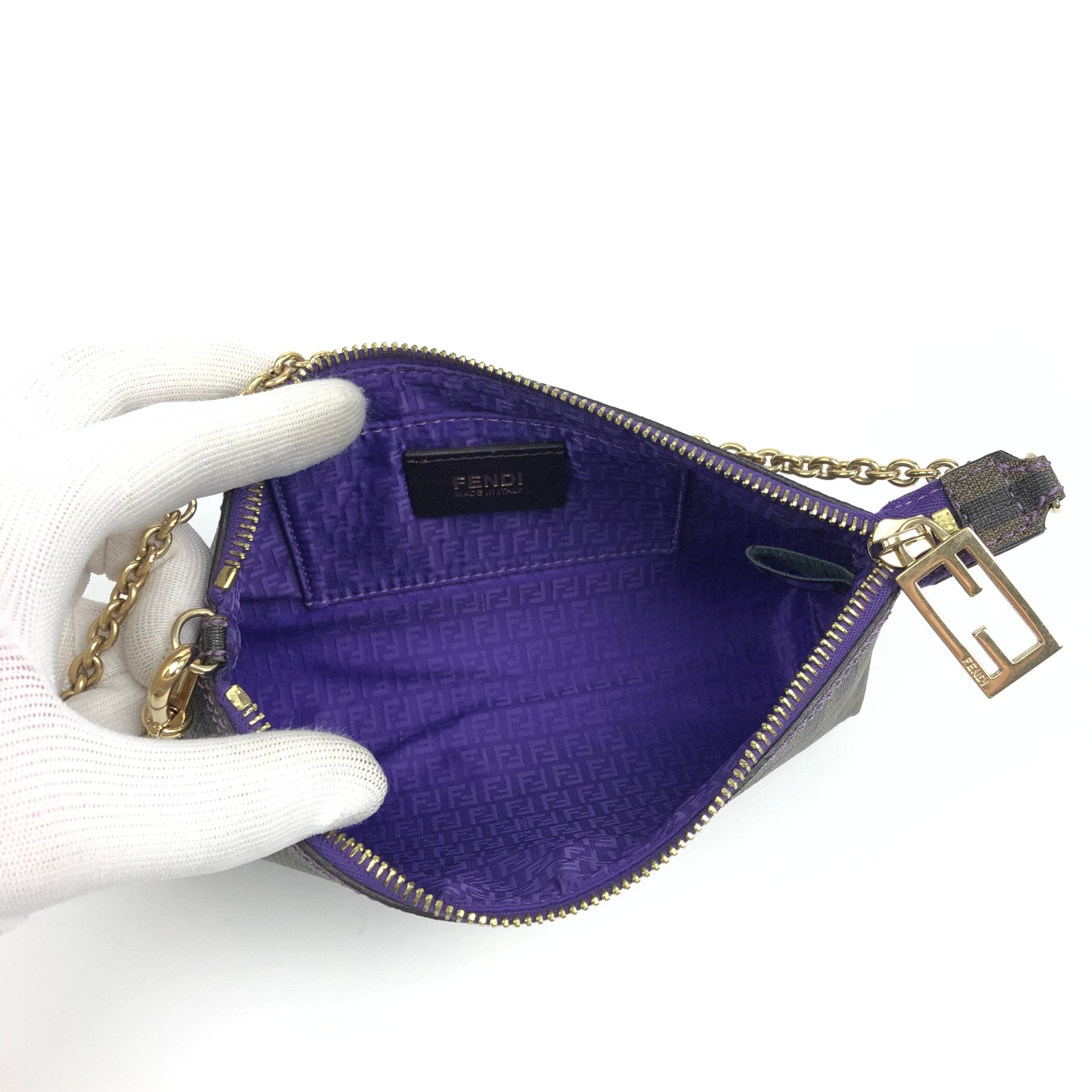 FENDI ZUCCA SHOULDER BAG