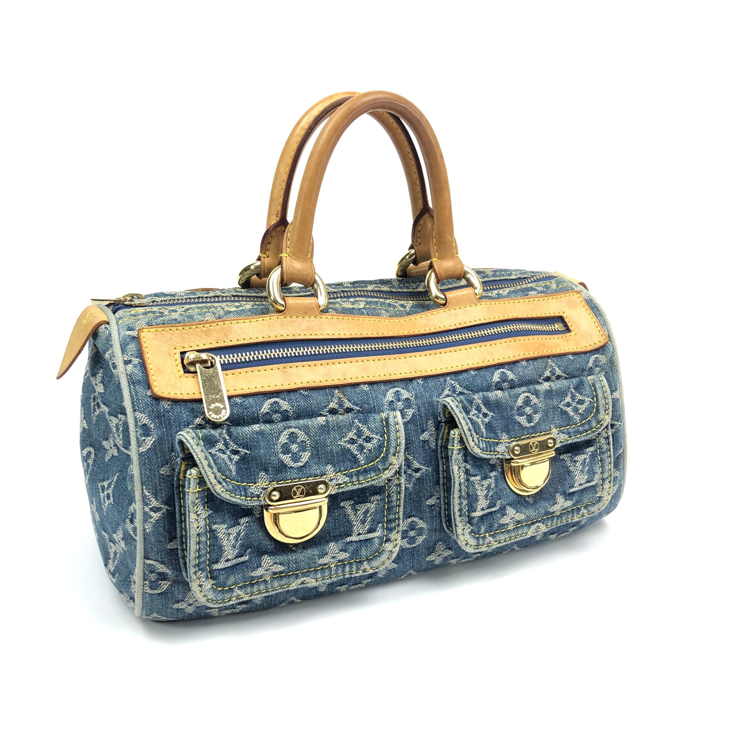 LOUIS VUITTON NEO SPEEDY DENIM BAG