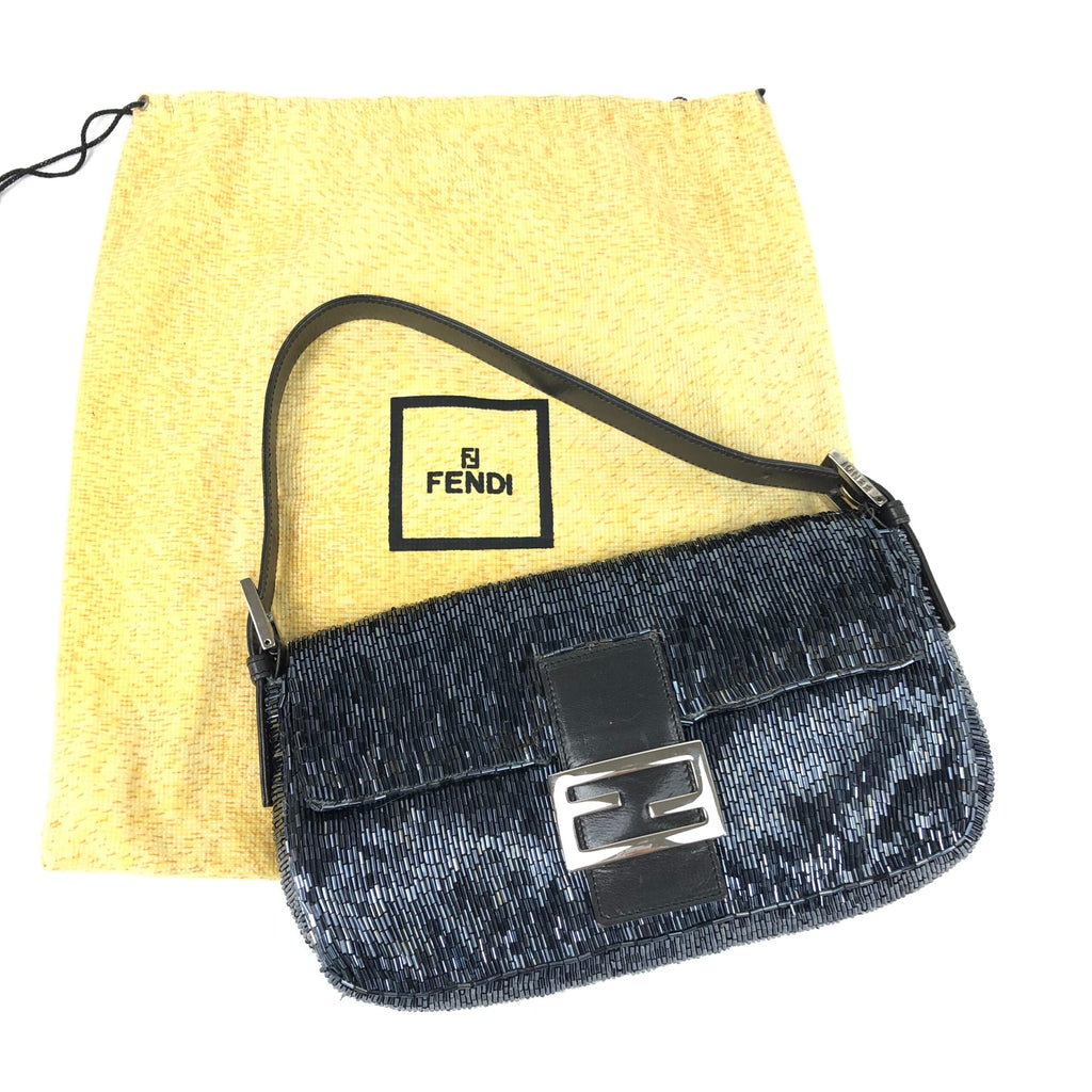 FENDI BEADED BAGUETTE BAG