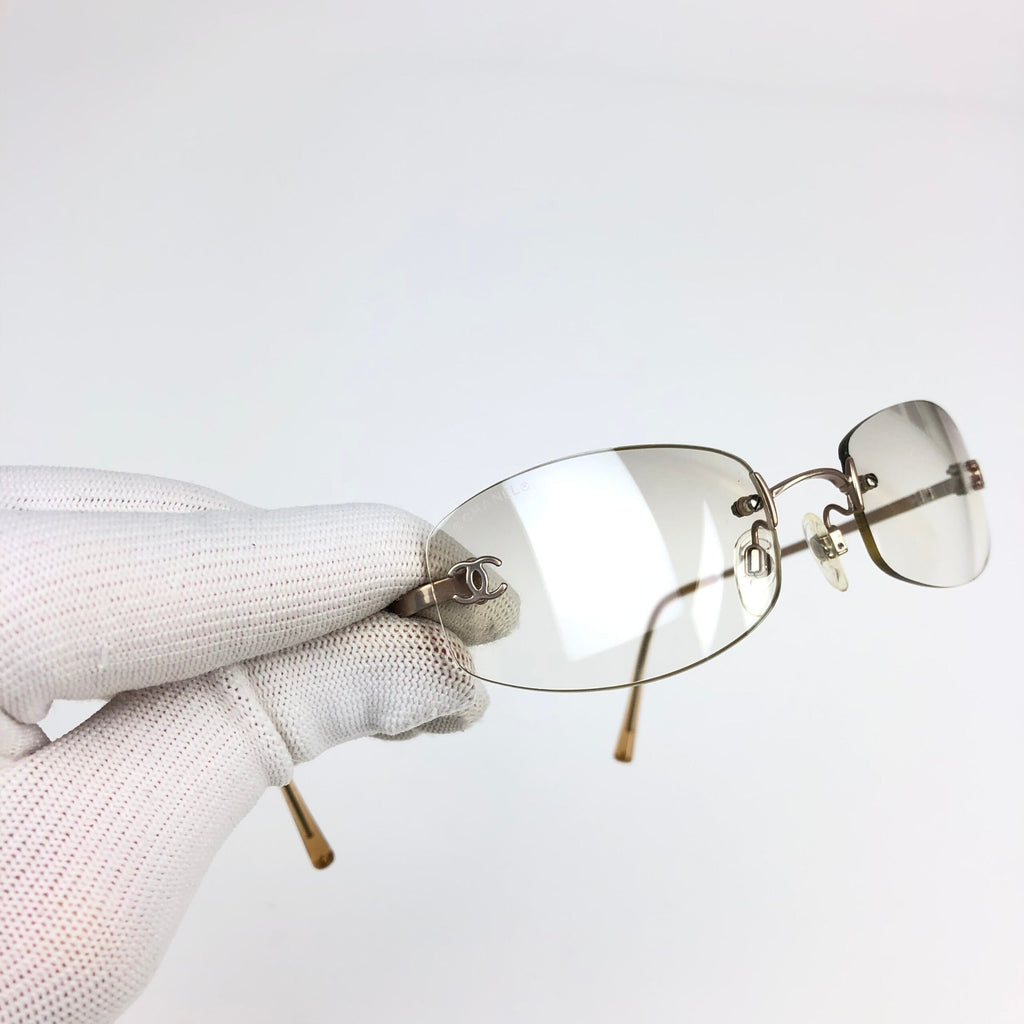 CHANEL RIMLESS SUNGLASSES