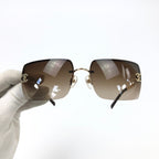 CHANEL RIMLESS SUNGLASSES