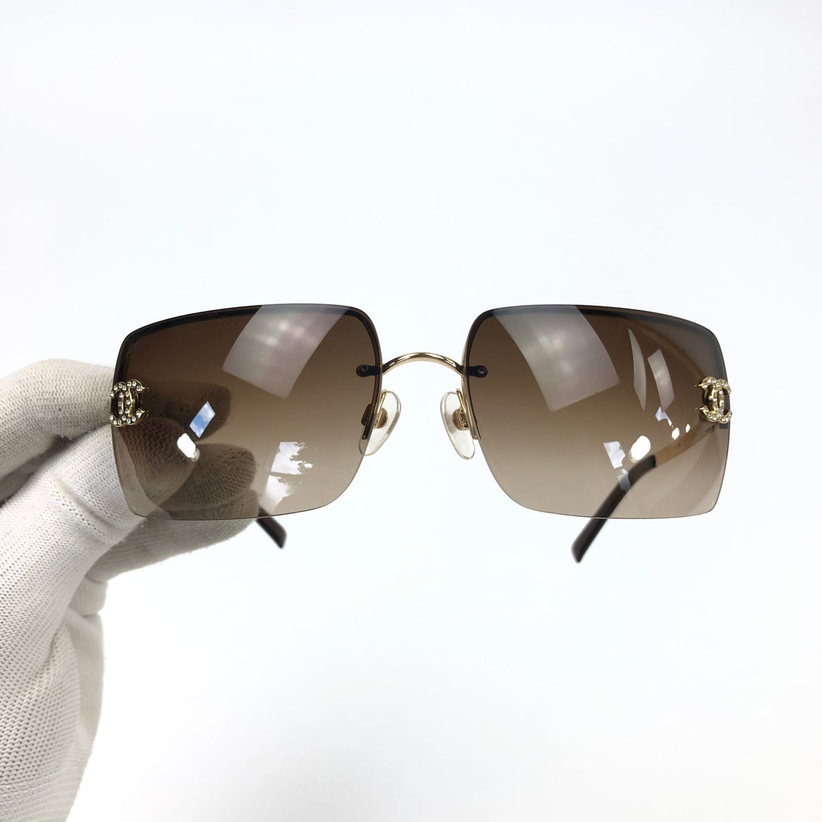 CHANEL RIMLESS SUNGLASSES