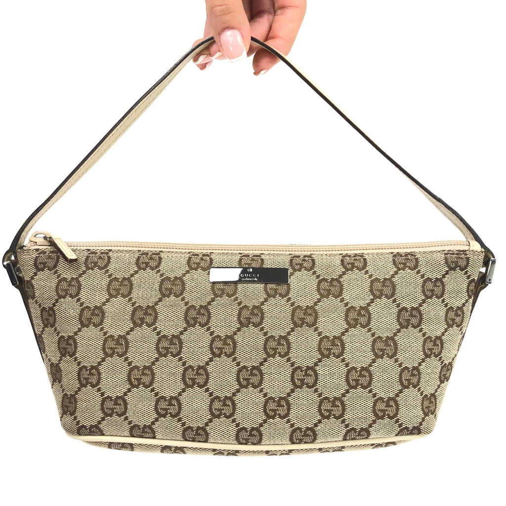 GUCCI MONOGRAM SHOULDER BAG