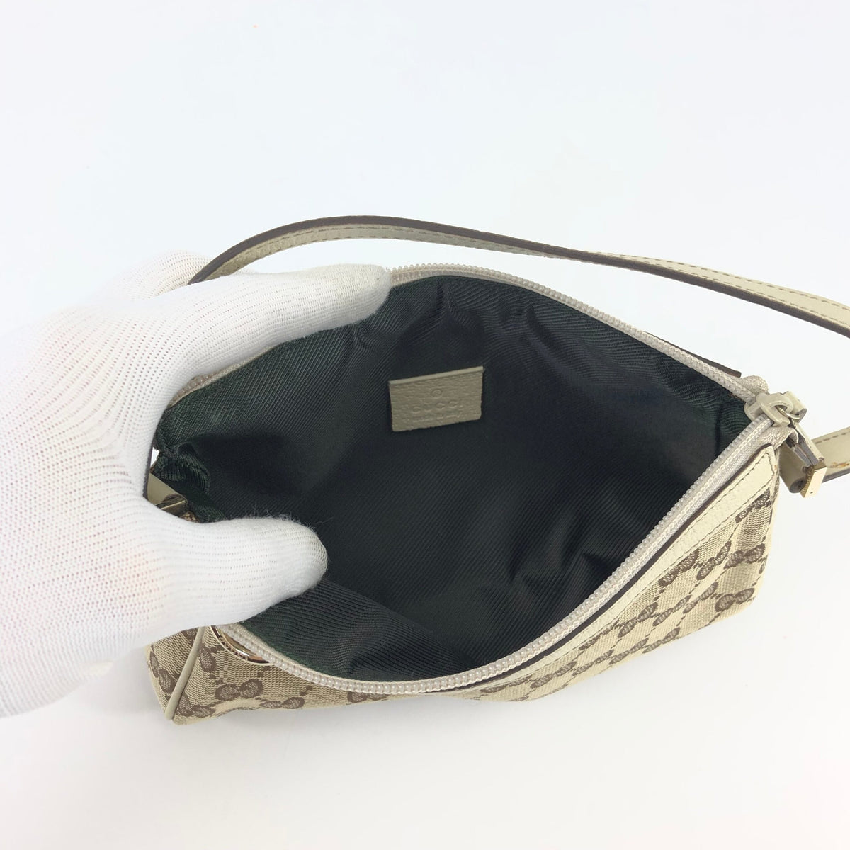 GUCCI MONOGRAM SHOULDER BAG