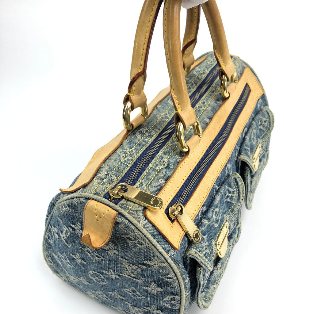 LOUIS VUITTON NEO SPEEDY DENIM BAG