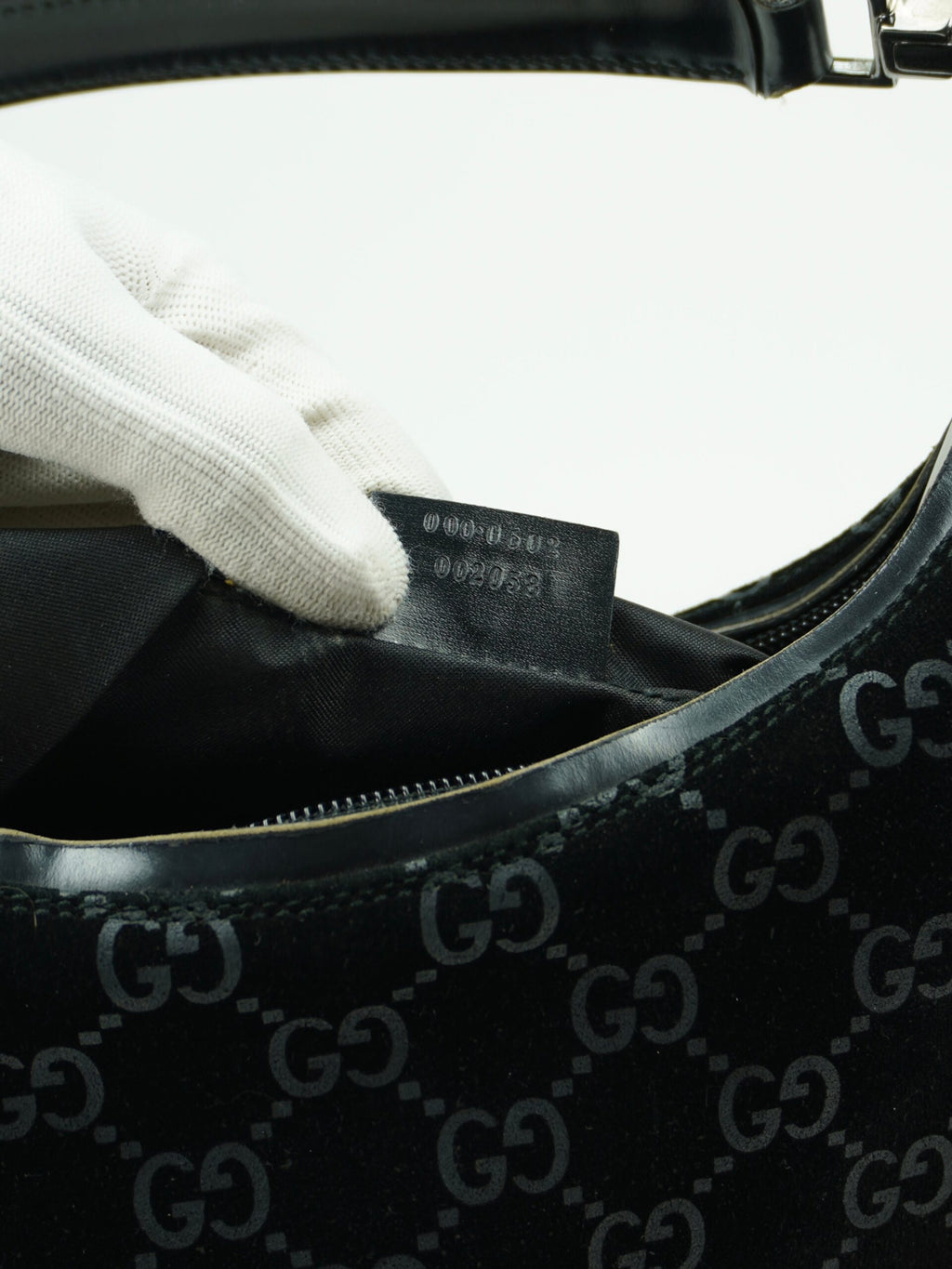 GUCCI TOM FORD SUEDE SHOULDER BAG