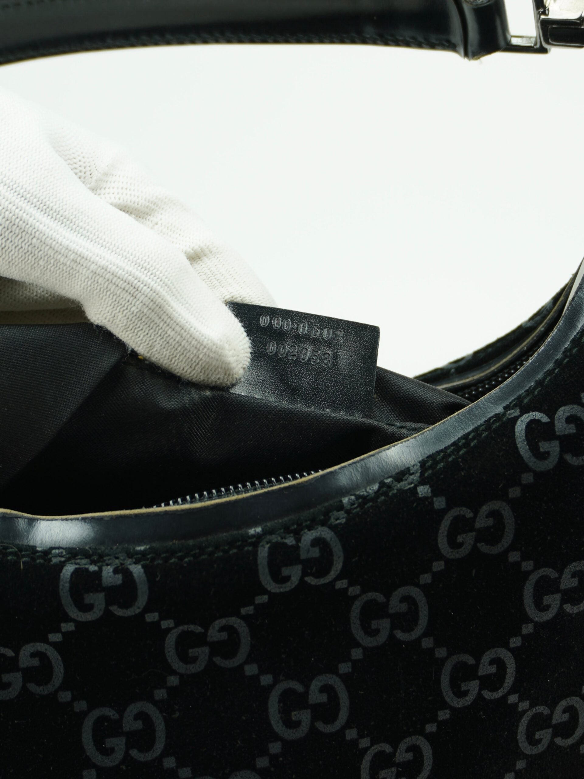 GUCCI TOM FORD SUEDE SHOULDER BAG