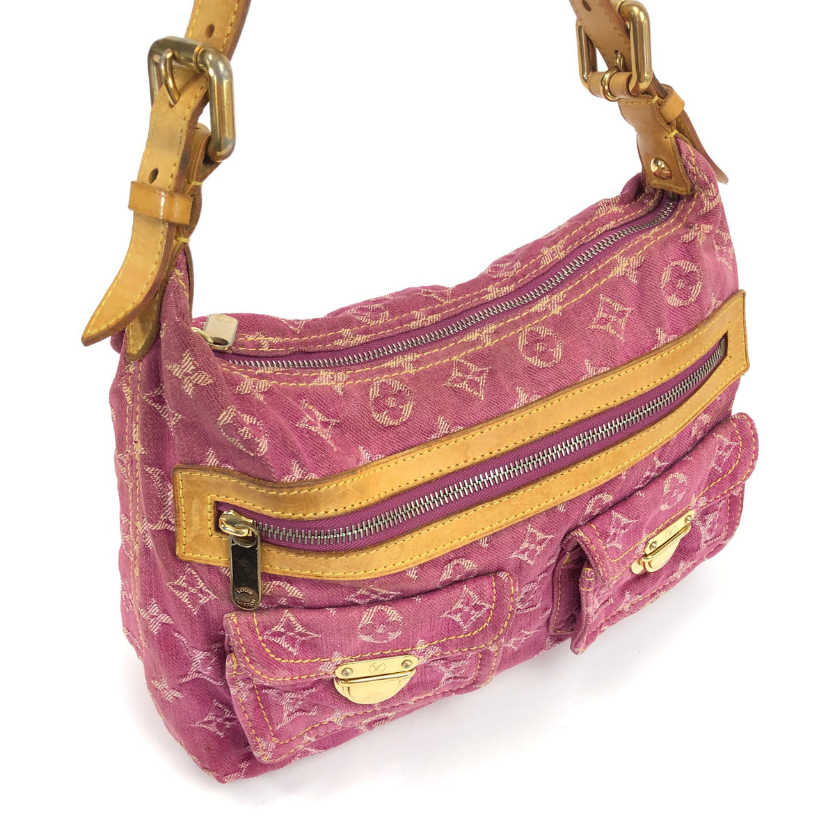 LOUIS VUITTON BAGGY PM DENIM SHOULDER BAG