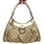 GUCCI ABBEY MONOGRAM SHOULDER BAG