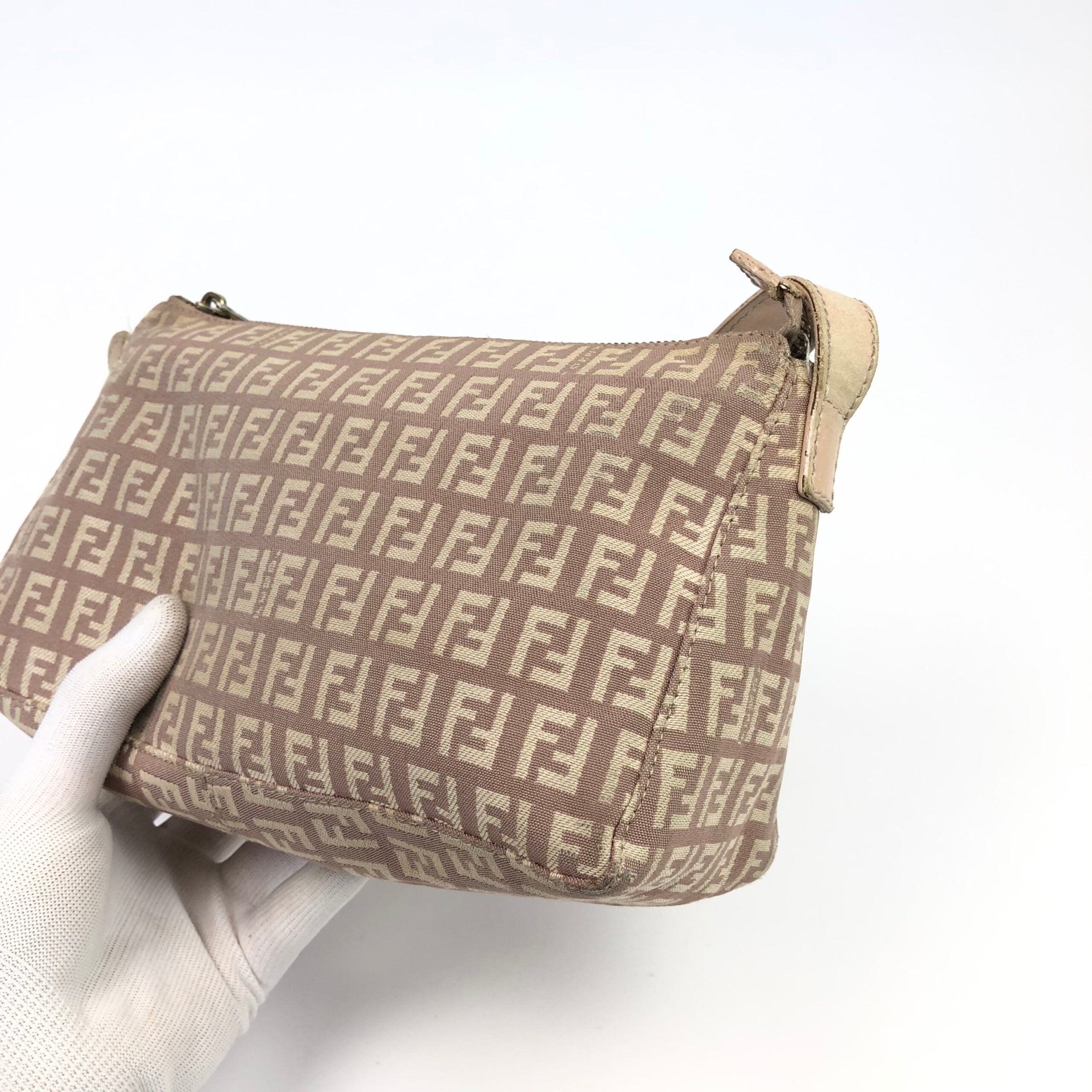 FENDI ZUCCA SHOULDER BAG