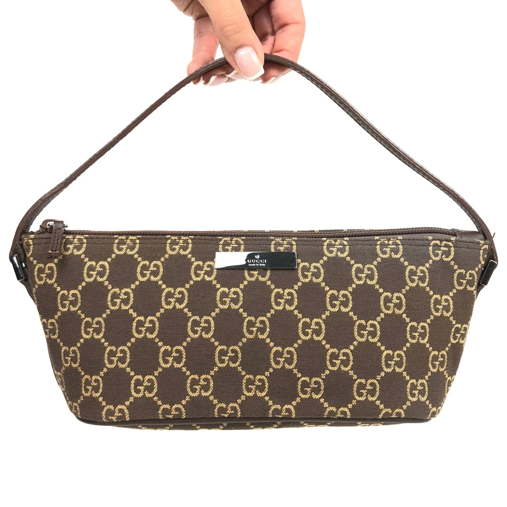GUCCI MONOGRAM SHOULDER BAG
