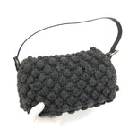 FENDI CASHMERE WOOL BAGUETTE SHOULDER BAG