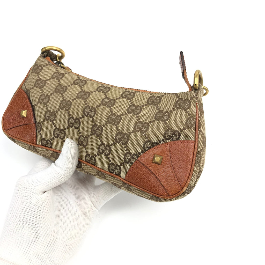 GUCCI MONOGRAM TOM FORD CHAIN SHOULDER BAG