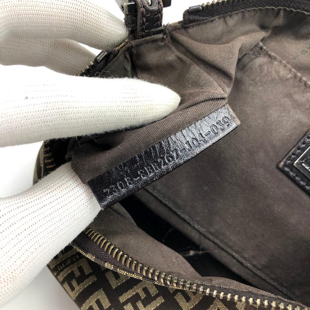 FENDI ZUCCA SHOULDER BAG