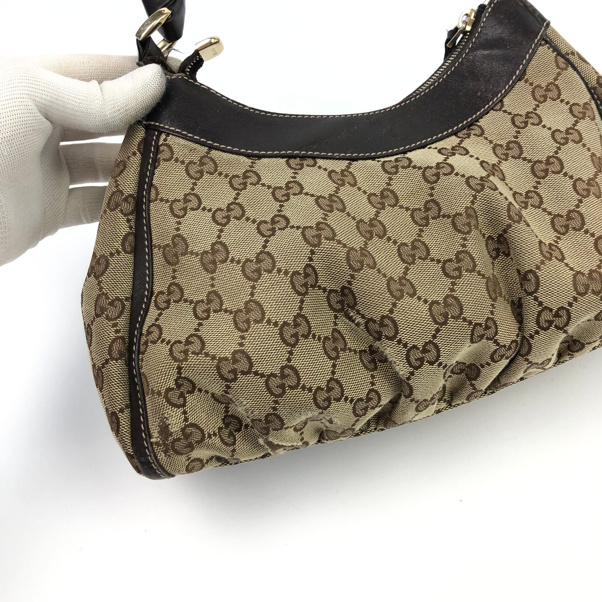 GUCCI MONOGRAM ABBEY SHOULDER BAG