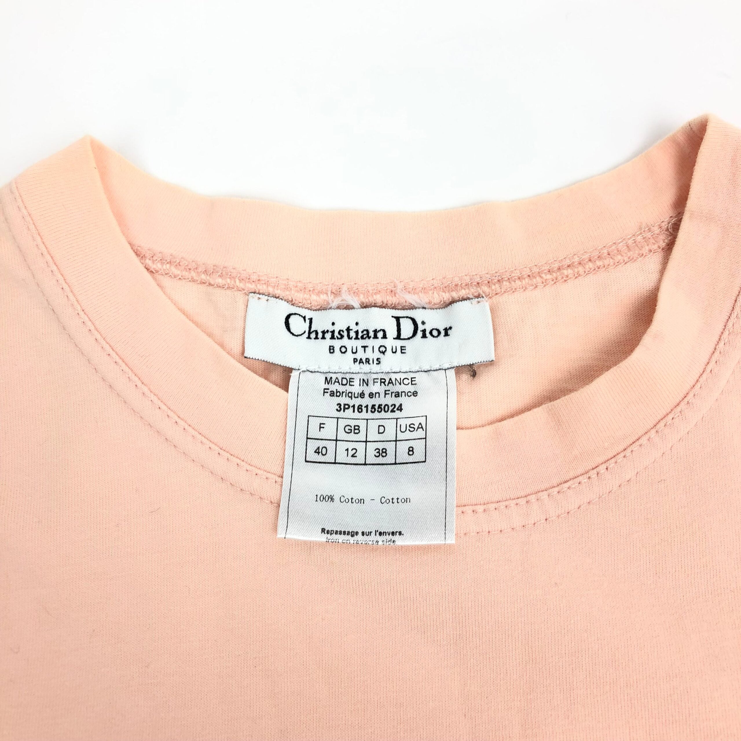 CHRISTIAN DIOR DENIM PRINT T-SHIRT
