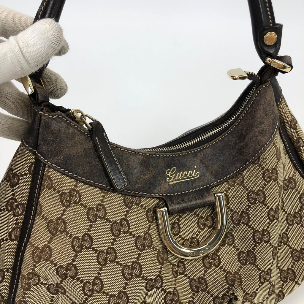 GUCCI MONOGRAM ABBEY SHOULDER BAG
