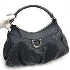 GUCCI MONOGRAM LEATHER ABBEY BAG