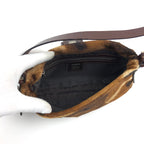 FENDI CALF HAIR BAGUETTE BAG