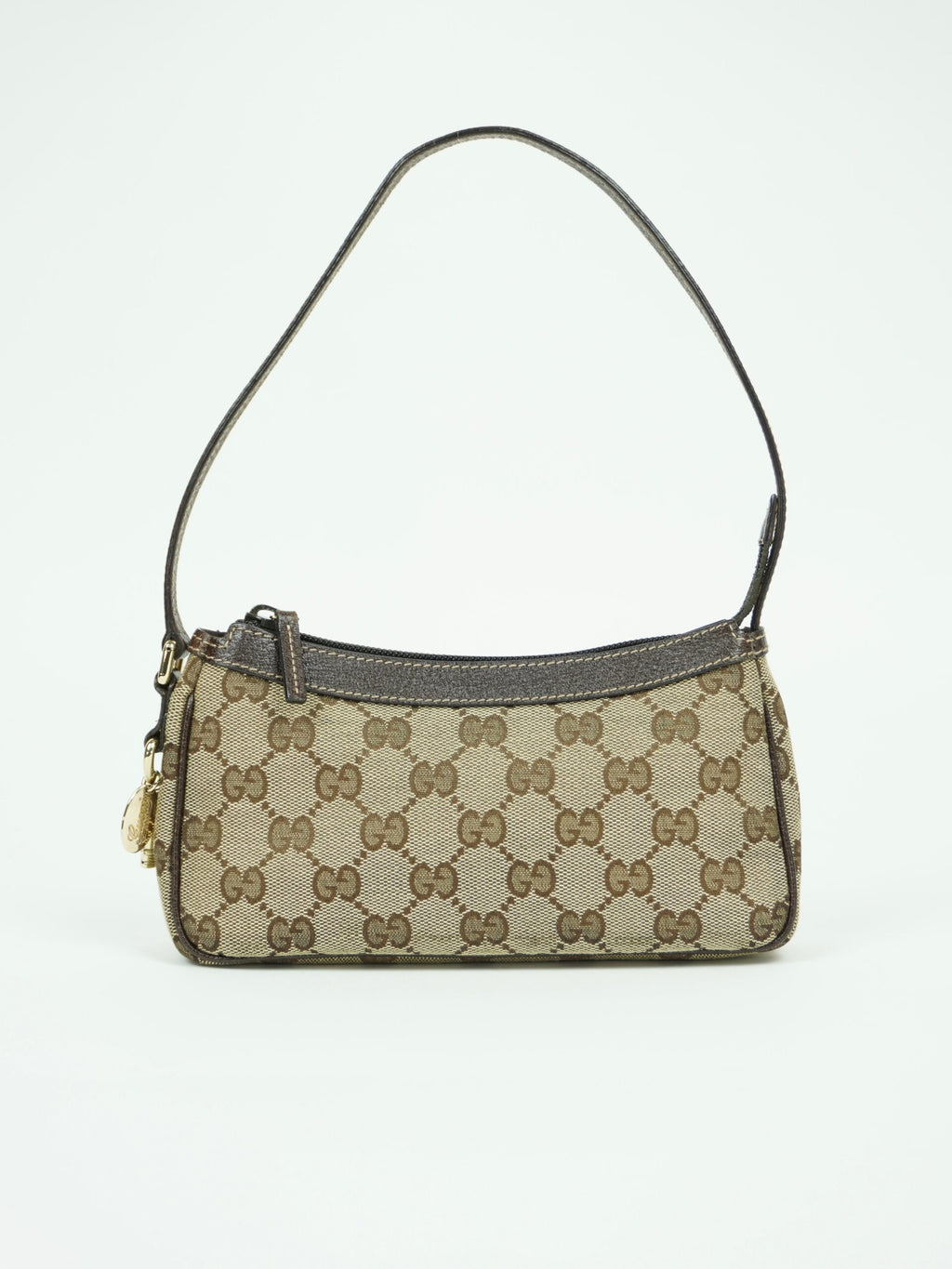GUCCI MONOGRAM BAG WITH CHARM