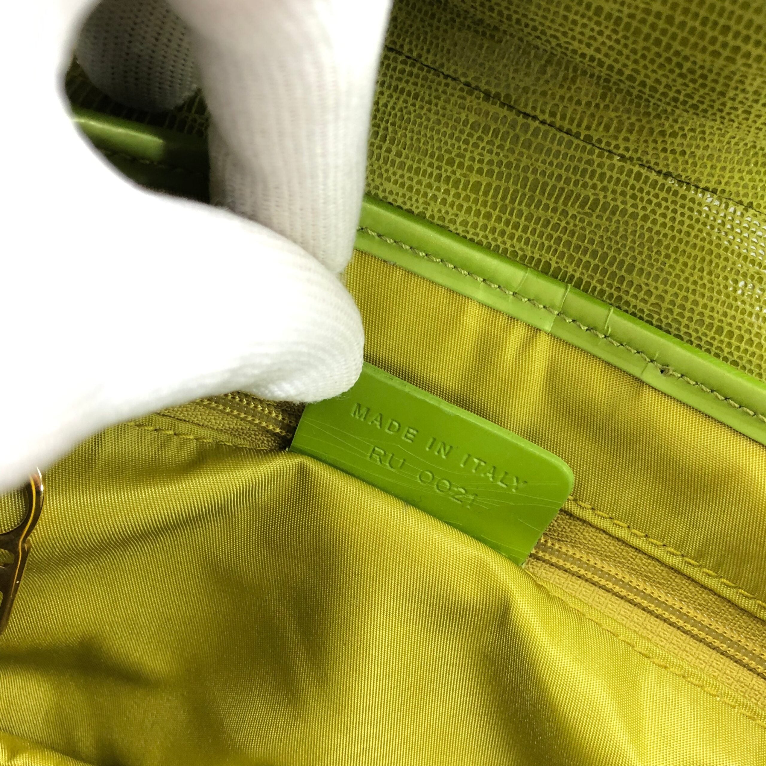 CHRISTIAN DIOR EXOTIC LIZARD DOUBLE SADDLE BAG