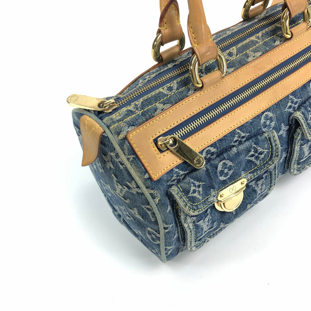 LOUIS VUITTON NEO SPEEDY DENIM BAG