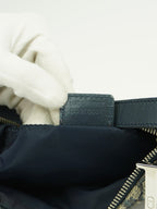 CHRISTIAN DIOR MONOGRAM BAG WITH SILVER HARDWARE