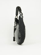 CHRISTIAN DIOR CROCODILE EMBOSSED CORSET HOBO