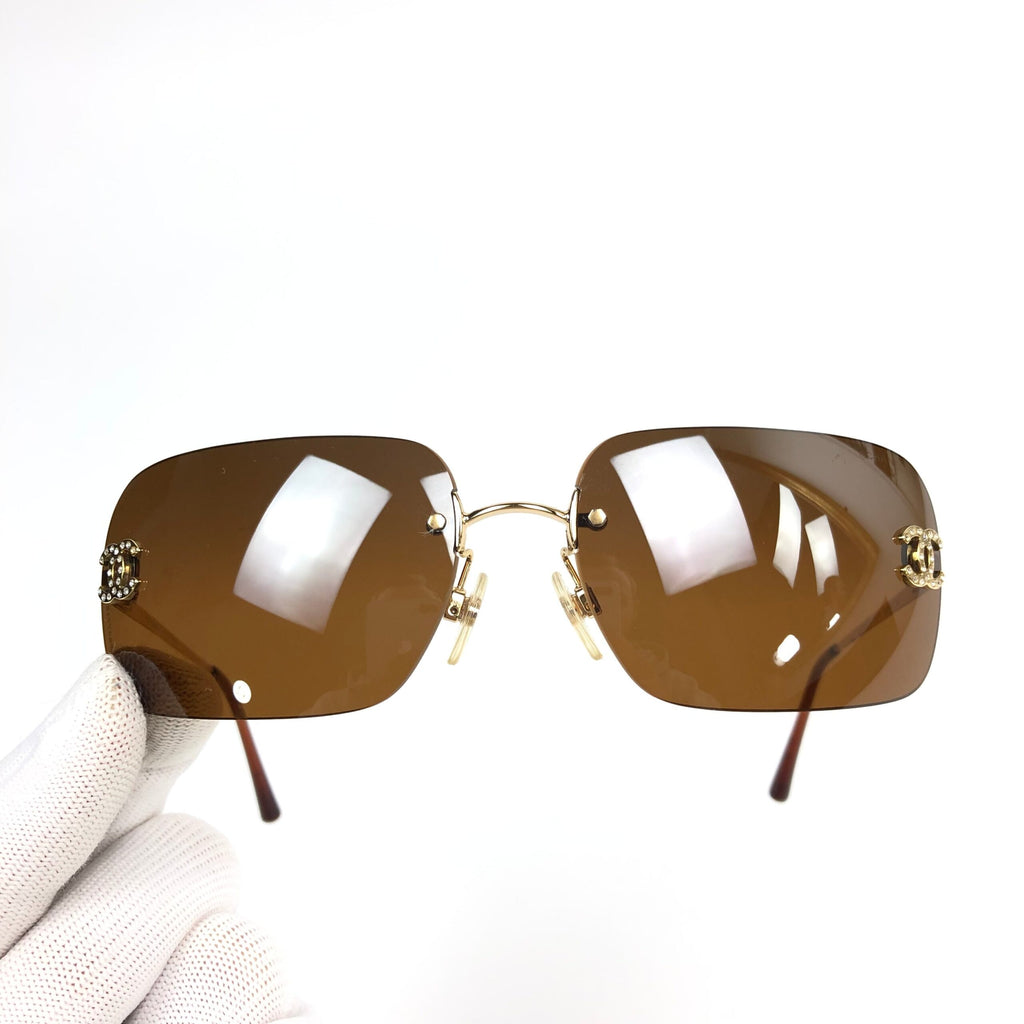 CHANEL RIMLESS SUNGLASSES