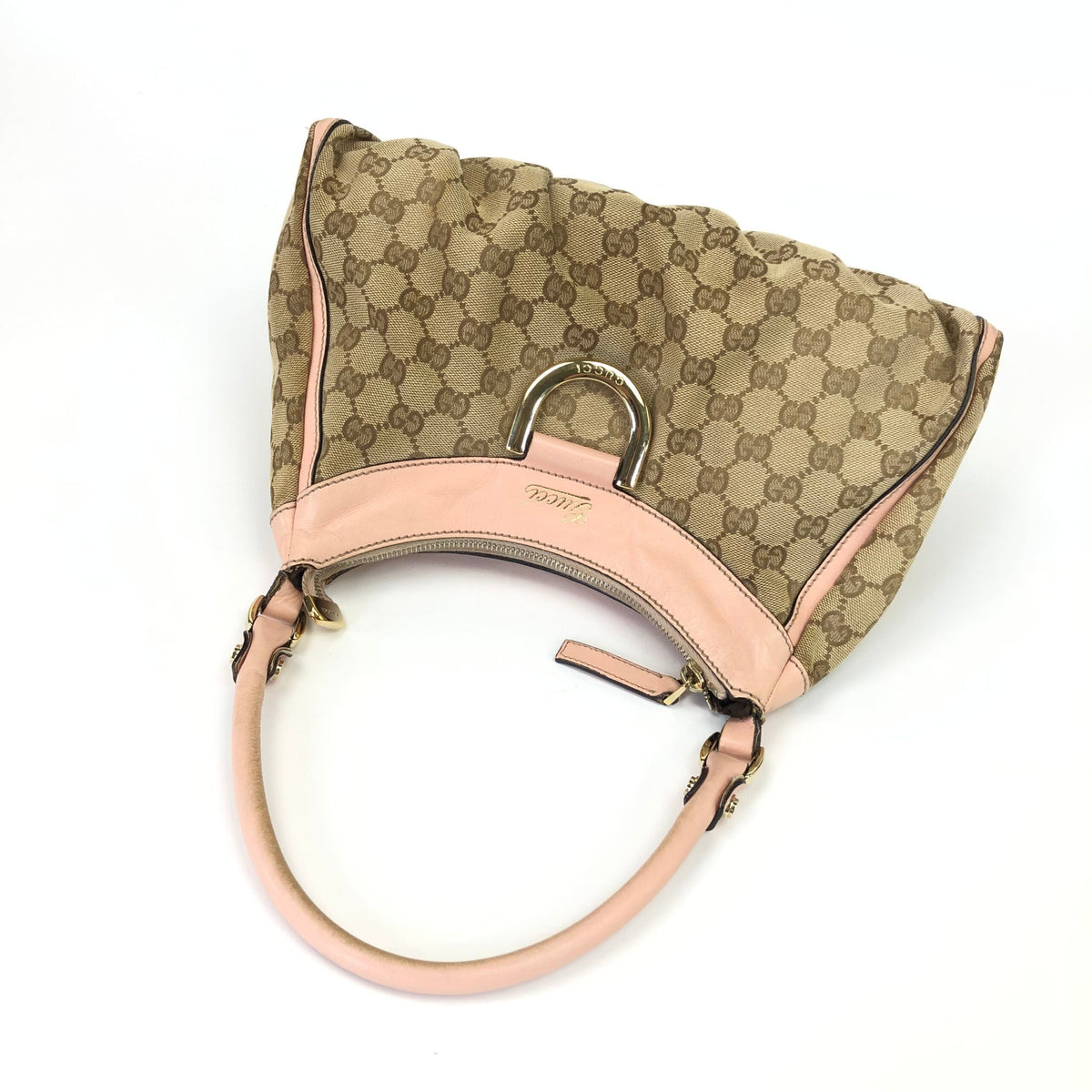 GUCCI ABBEY MONOGRAM SHOULDER BAG