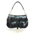 CHRISTIAN DIOR PONY HAIR DOUBLE SADDLE BAG
