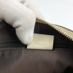 GUCCI ABBEY MONOGRAM LEATHER SHOULDER BAG