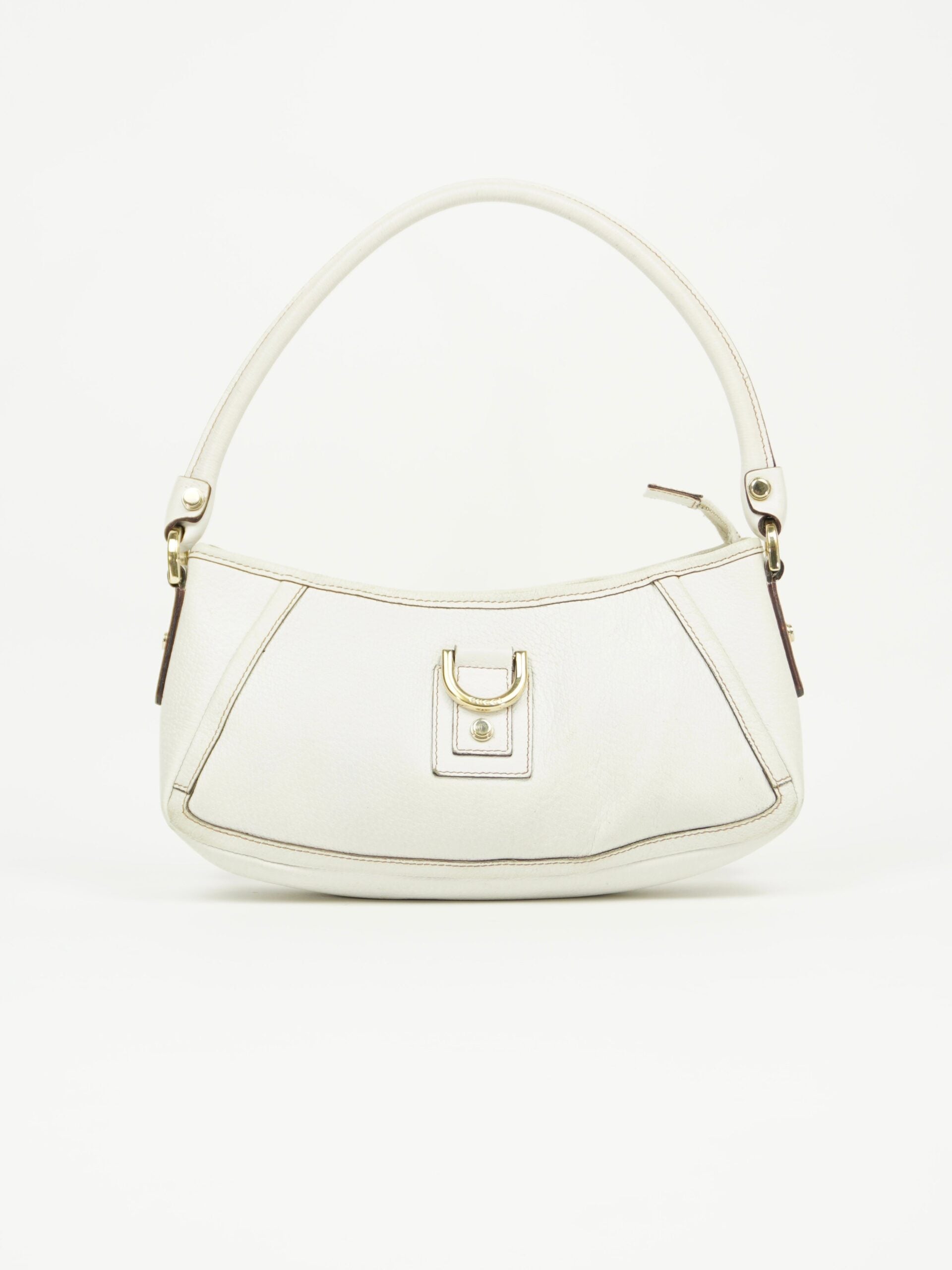 GUCCI LEATHER D RING BAG