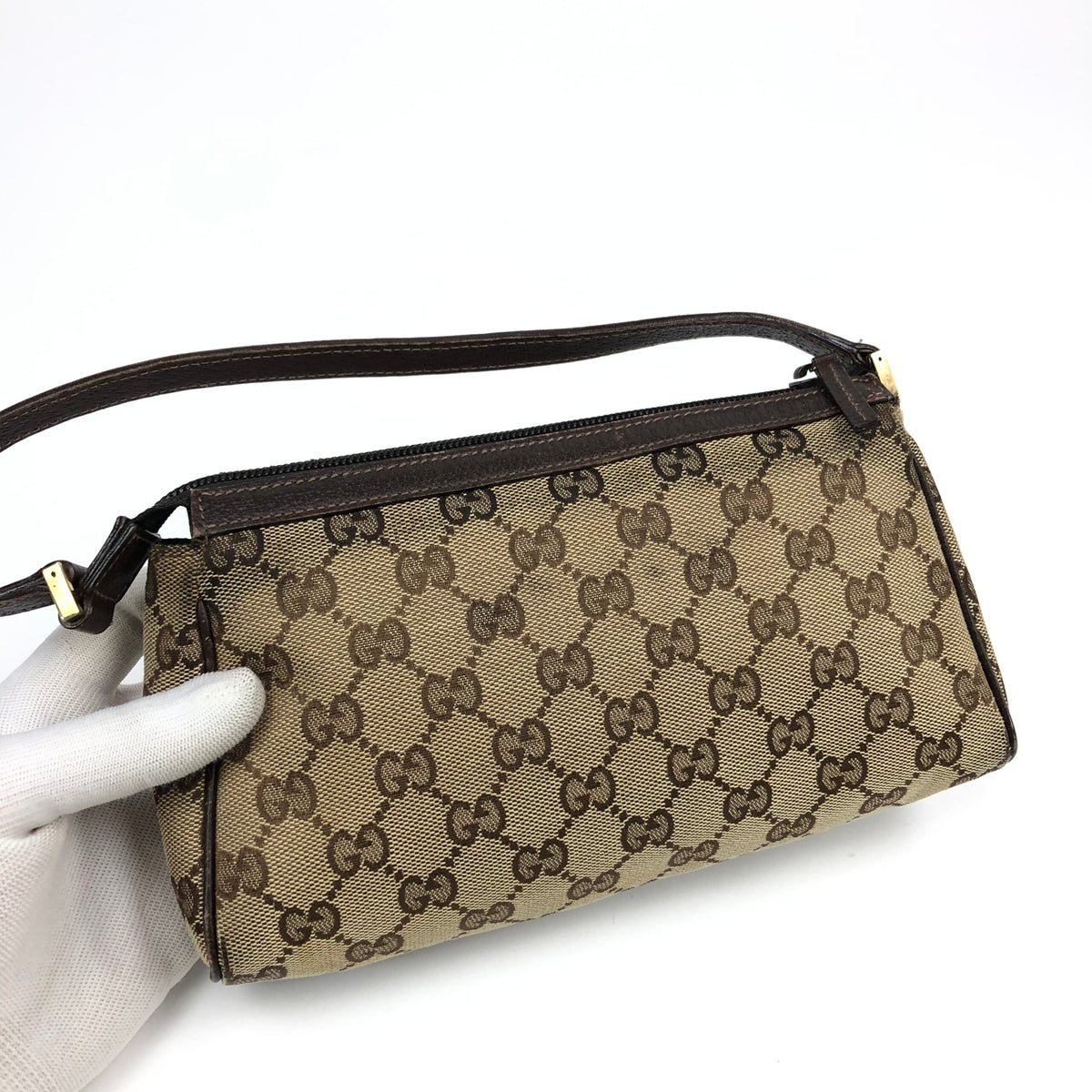 GUCCI MONOGRAM SHOULDER BAG